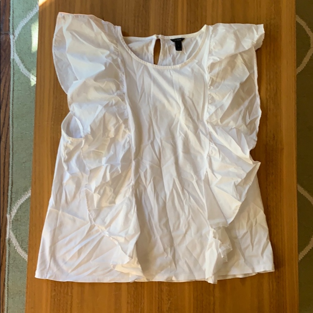 Jcrew ruffle top